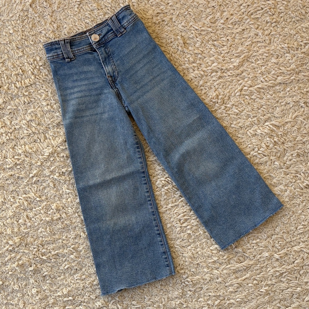 Zara girls wide leg jeans in great condition